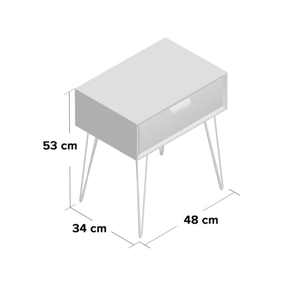 LoftDesigns Nachttisch & Bewertungen | Wayfair.de